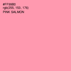 #FF99B0 - Pink Salmon Color Image